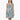 Blue Floral Skater Dress - Art Club Apparel