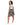 Abstract White & Black Skater Skirt - Art Club Apparel