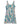 Blue Floral Skater Dress - Art Club Apparel
