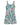 Blue Floral Skater Dress - Art Club Apparel
