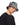 Men's Black & White Painted Reversible bucket hat - Art Club Apparel