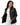 Women's Embroidered denim "Stars" sherpa jacket - Art Club Apparel