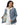 Women's Embroidered denim "Stars" sherpa jacket - Art Club Apparel