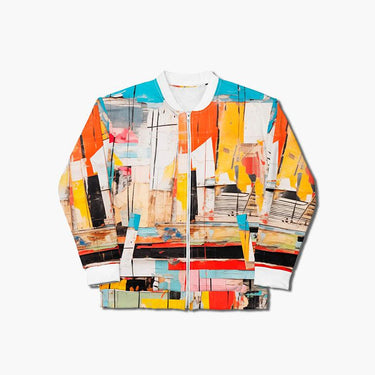 Abstract Bomber Jacket - Art Club Apparel