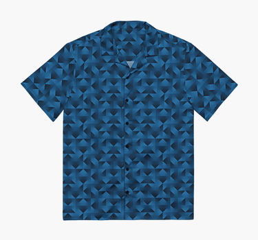 Azure Geometry Breeze Shirt