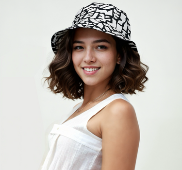 Pictogram Reversible Bucket Hat