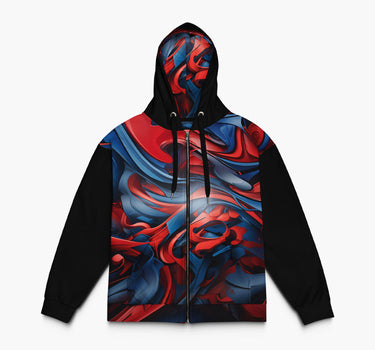 Wild Style Chrome Zip Hoodie