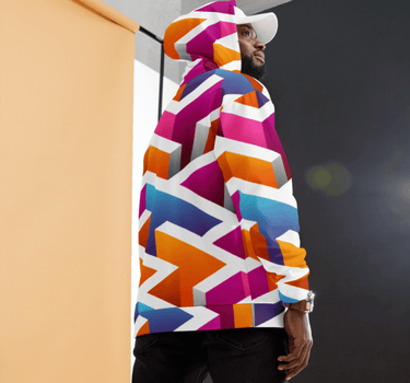 Colorful Abstract Hoodie - Art Club Apparel