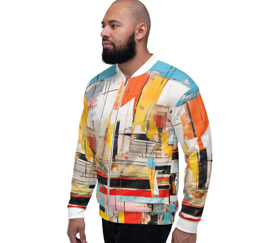 Abstract Bomber Jacket - Art Club Apparel