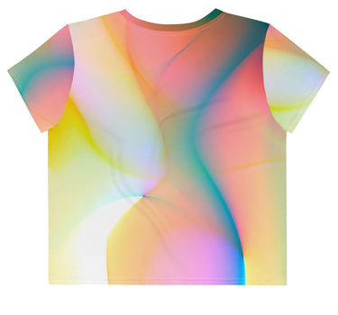 Prism Swirl Crop Tee