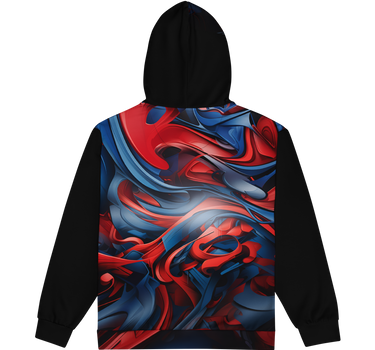 Wild Style Chrome Zip Hoodie