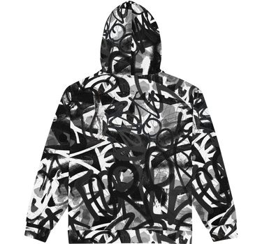 Tag Chaos Zip Hoodie