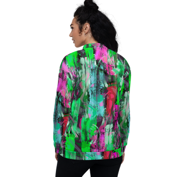 Urban Bloom Bomber Jacket