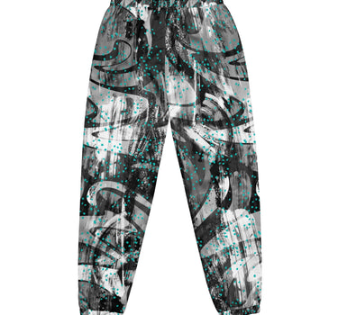 Aqua Speckle Track Pants