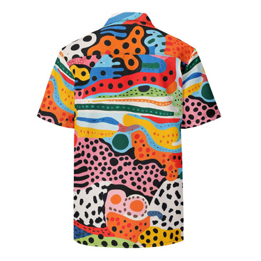 Animal Print Button Shirt - Art Club Apparel