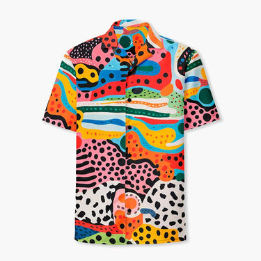 Animal Print Button Shirt - Art Club Apparel