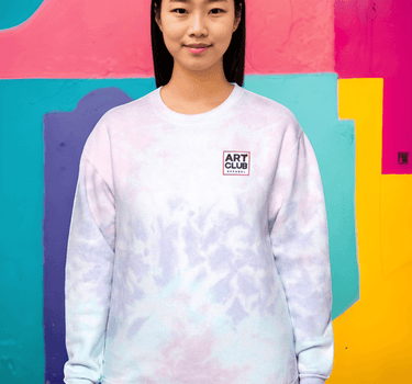 Art Club Womens Tie Dye Sweatshirt - Art Club Apparel