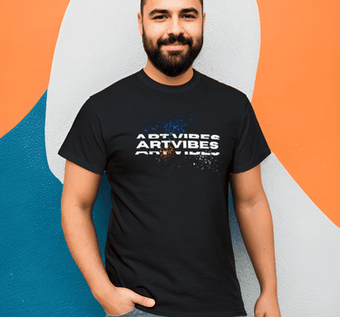 Art t shirt Vibes Cotton Tee - Art Club Apparel