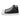 Men’s Black & White Paint Splatter high top canvas shoes - Art Club Apparel