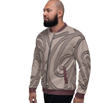 Men's Painterly Bomber Jacket - Art Club Apparel