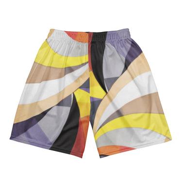 Women's abstract mesh shorts - Art Club Apparel