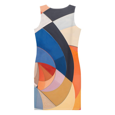 Colorful Abstract Bodycon dress - Art Club Apparel