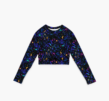 Cosmic Splash Crop Top