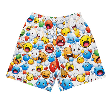 Men's Recycled Emoji Athletic Shorts - Art Club Apparel