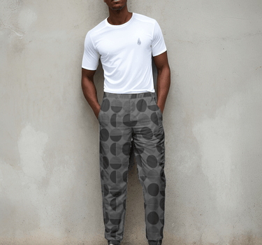 Geometric Print Pants - Art Club Apparel