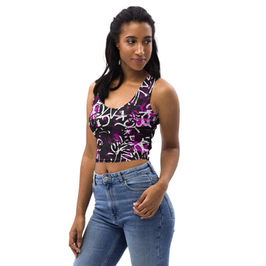 Graffiti Crop Top - Art Club Apparel