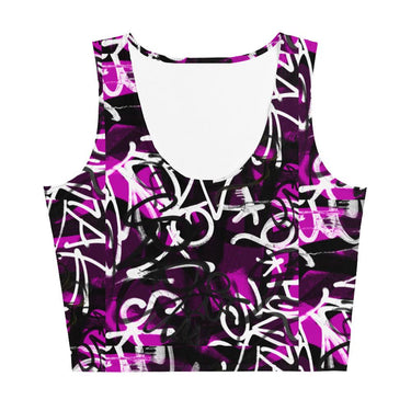 Graffiti Crop Top - Art Club Apparel