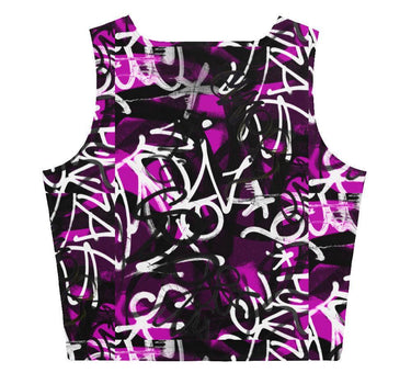 Graffiti Crop Top - Art Club Apparel