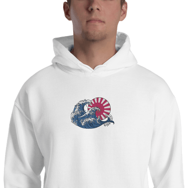 Great Wave Hoodie - Art Club Apparel