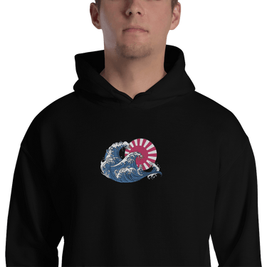 Great Wave Hoodie - Art Club Apparel