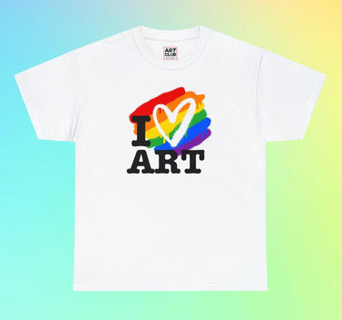 I LOVE ART Heavy Cotton Tee - Art Club Apparel