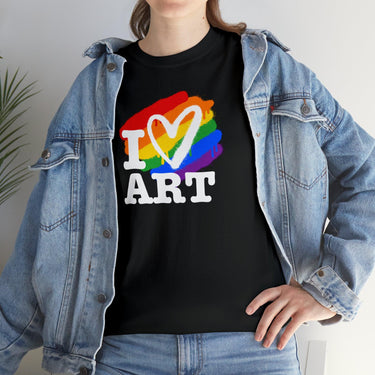 I LOVE ART Cotton Tee - Art Club Apparel