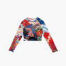 Japanese Streetwear long-sleeve crop top - Art Club Apparel