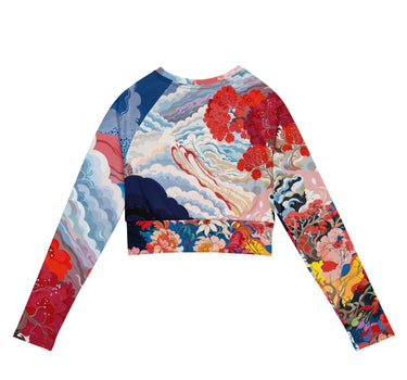 Japanese Streetwear long-sleeve crop top - Art Club Apparel