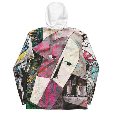 Men’s Abstract street art windbreaker - Art Club Apparel