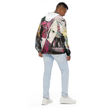 Men’s Abstract street art windbreaker - Art Club Apparel