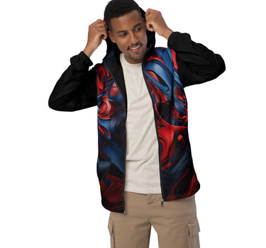 Men’s street art graffiti windbreaker - Art Club Apparel