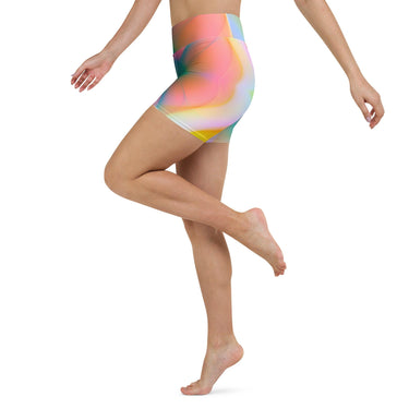 Modern Abstract Yoga Shorts - Art Club Apparel