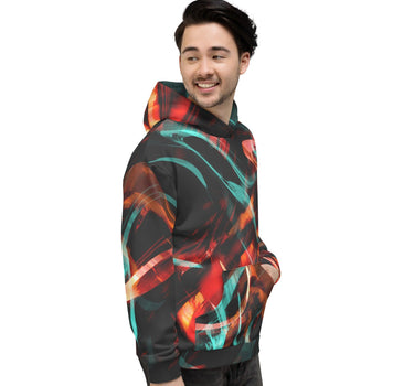 Neon light paint Hoodie - Art Club Apparel