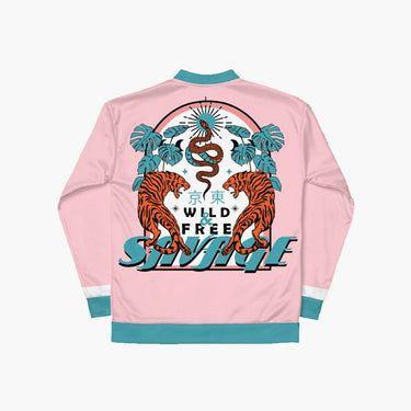 Pink Tiger Bomber Jacket - Art Club Apparel