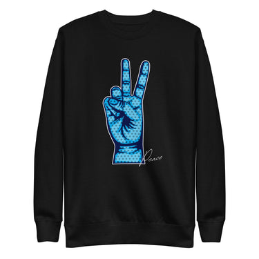 Pop Art Peace Hand Premium Sweatshirt - Art Club Apparel