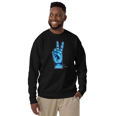 Pop Art Peace Hand Premium Sweatshirt - Art Club Apparel