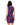 Purple Floral Bodycon dress - Art Club Apparel