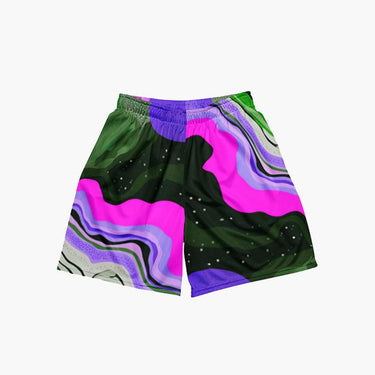 Purple Workout Shorts - Art Club Apparel