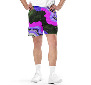 Abstract mesh shorts - Art Club Apparel