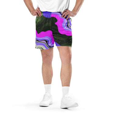 Abstract mesh shorts - Art Club Apparel